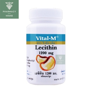 Vital-m lecithin 1200 mg.  ( 100+10 softgels )