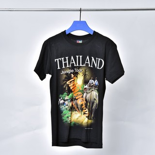 Absolute Siam - เสื้อยืดลายช้าง 3 "ไม่ติดจ้า" สีส้มนีออน T-Shirt