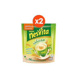 [เลือกรสได้] NESVITA เนสวิต้า เครื่องดื่มธัญญาหารสำเร็จรูป 14 ซอง (ขนาดปกติ 2 แพ็ค)