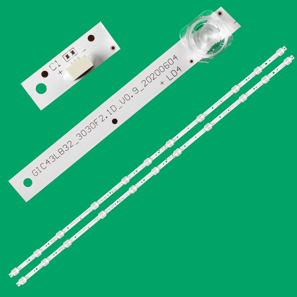 2 ชิ้น/เซ็ต led Backlight strip สําหรับ TCL 43 นิ้ว 43P717 tv Backlight plug and play