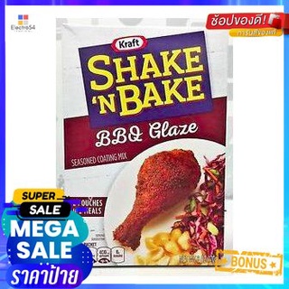 Kraft Shake n Bake Bbq Glaze Seasoned Coating Mix 170g สารเคลือบปรุงรสสำหรับไก่หรือหมูสูตรดั้งเดิมบาร์บีคิวไก่และหมู