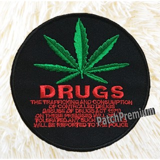 Weed - ตัวรีด (Size M) ตัวรีดติดเสื้อ