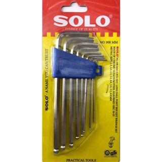 ประแจหกเหลี่ยม SOLO หัวบอล No.908 แท้