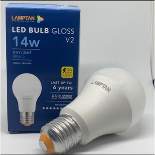 หลอดไฟ.Led.Lamptanใหม่.5,14,18W.ขาว,ขั้วเกลียวE 27สว่าง,ประหยัด