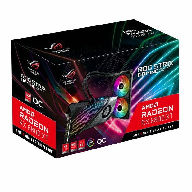 Rx6800xt Rog Strix Lc Radeon Rx 6800 Xt Is A Liquid Cooled Leviathan Shopee Thailand