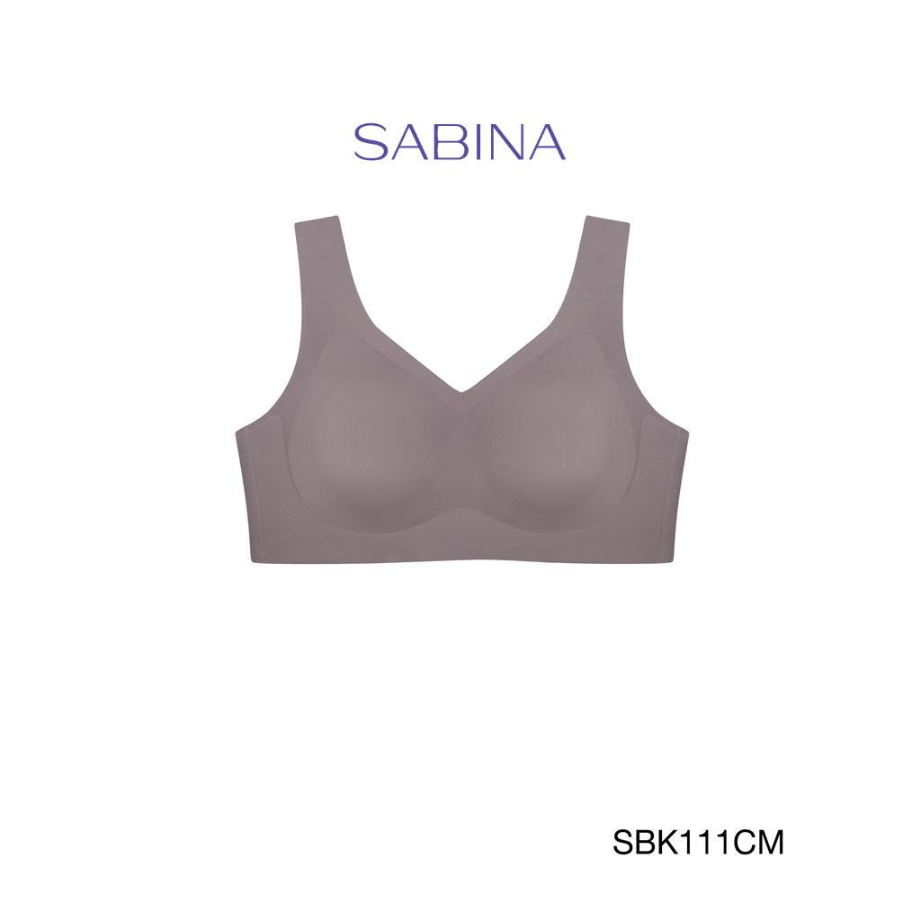 SABINA BRALESS เสื้อชั้นใน Invisible Wire (ไม่มีโครง) รุ่น Soft Collection รหัส SBK111BR สีน้ำตาล