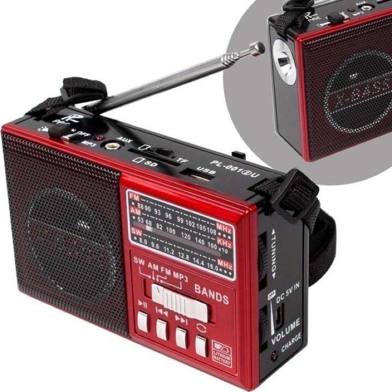 Radio & Cassette Players 209 บาท เครื่องวิทยุ CKL-003AM/FM/SW/USB/TF/SD CARD ชาร์จแบต Audio