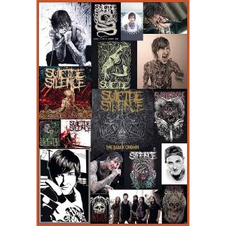 Suicide Silence,โปสเตอร์วงดนตรีต่างประเทศ AM/EU