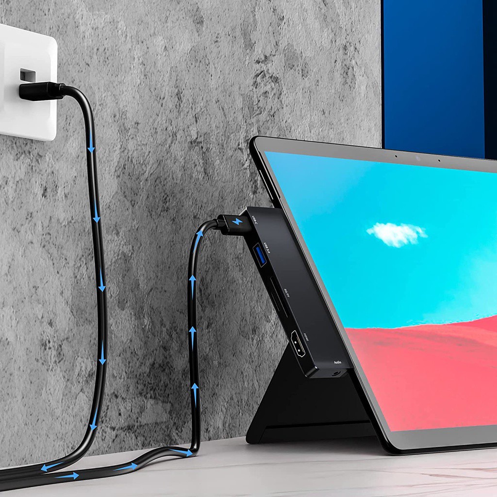 New Surface Pro X Usb C Hub Docking Station For Microsoft In