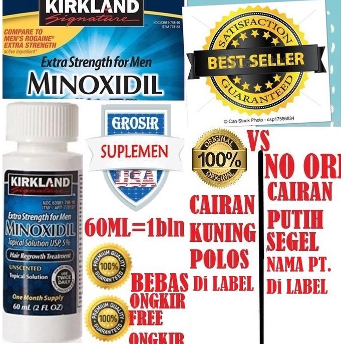 Kirkland MINOXIDIL 5% | ขายดี ที่ปลูกผม เครา เครา เครา