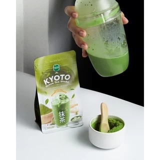 KYOTO Green Tea Shake เกียวโต กรีนที เชค ผงชาเขียว พร้อมชง ขนาด 120 กรัม
