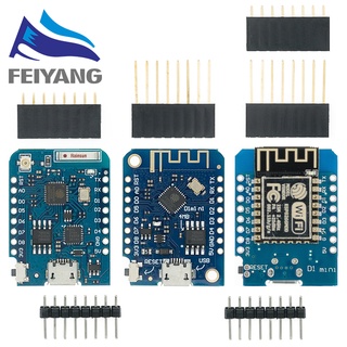 ESP8266 ESP-12 ESP-12F CH340G CH340 V2 USB WeMos D1 Mini คณะกรรมการพัฒนา WIFI D1 Mini NodeMCU Lua IOT Board 3.3V With Pins