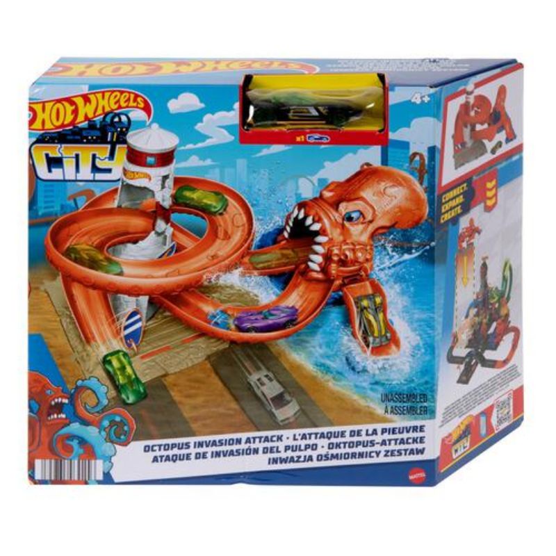 Hotwheels City Octopus Invasion Attack Memesis Pulpo(New 2022)