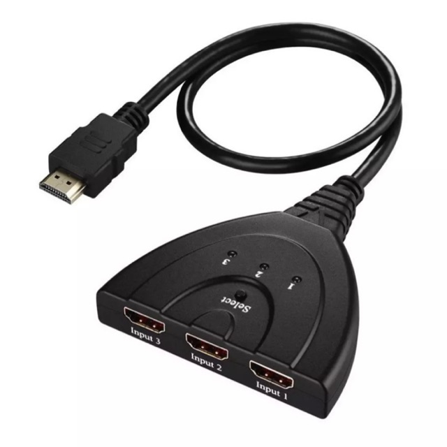 SALE HDMI SWITCH 3in1 แบบมีสาย #คำค้นหาเพิ่มเติม คีย์บอร์ดเกมมิ่ง Keybord EGA RGB USB เข้าสายตัวเมีย DisplayPort