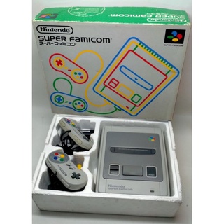 งานแท้ Japan Super Nintendo หรือ Super Famicom 16 bit งานกล่อง ให้หม้อแปลงไฟไทย