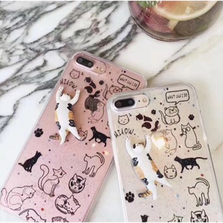 เคสแมวนอน เคสใสลายแมวนูน น่ารักมาก