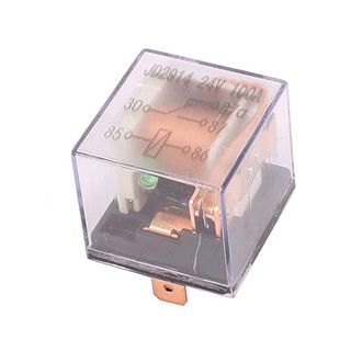 Power Relay Contact(No)  รีเลย์ กระแสสูง กันน้ํา  รุ่น JD2914 24V 100A 5Pin สําหรับรถยนต์ หรืองาน DIY