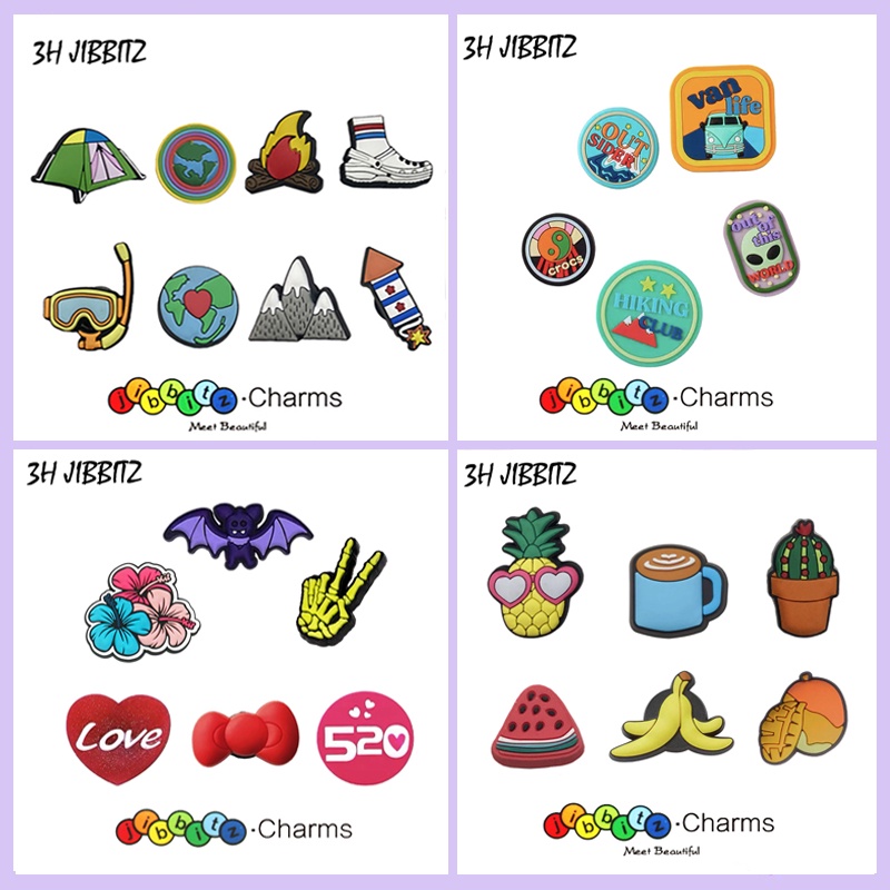 CROCS <3H> ชุดจิ๊บบิต 26 สไตล์ พร้อมฉลาก คุณภาพสูง