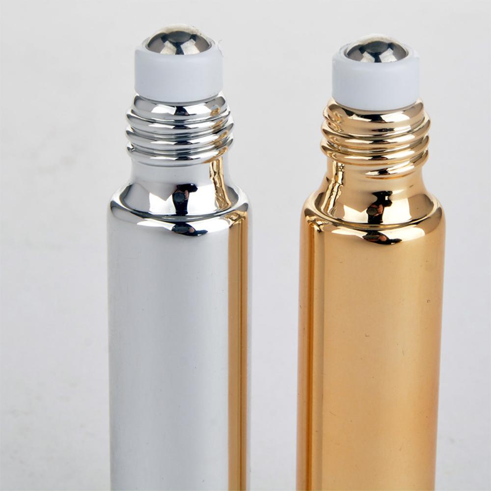 Wellnessspot ขวดรีฟิล Mini Travel Roller Ball Massager Eye Cream สแตนเลสคอนเทนเนอร์เครื่องสําอาง