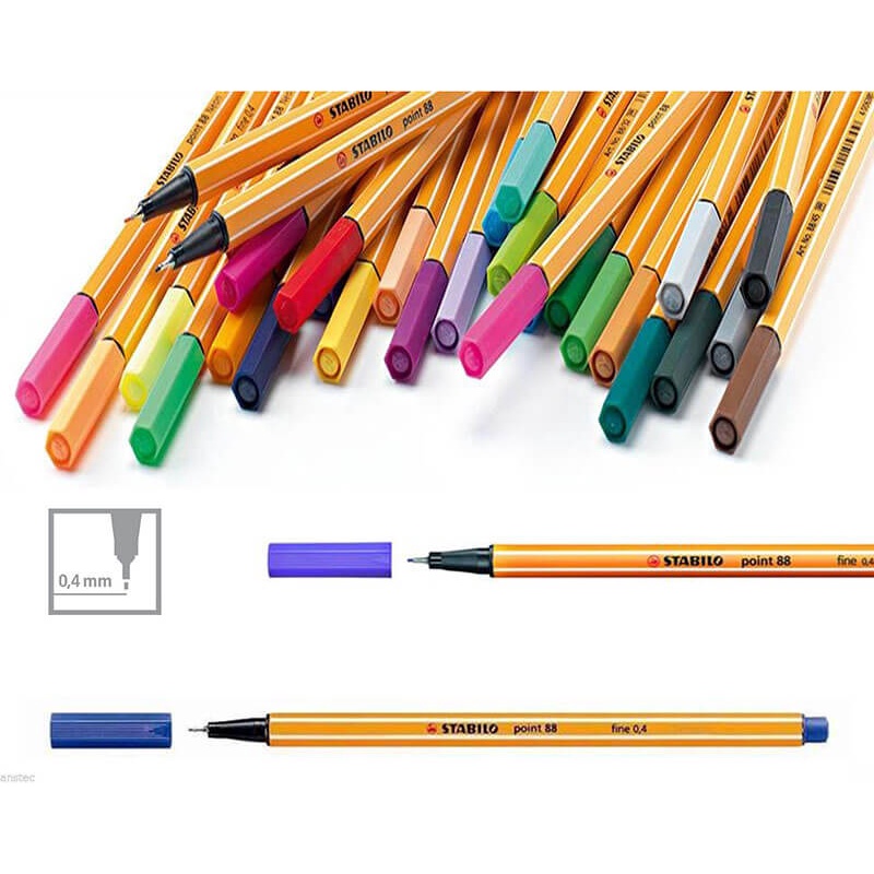 STABILO COLOR TECHNICAL NEEDLE PEN