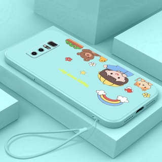 เคสโทรศัพท์มือถือ ซิลิโคนนิ่ม ป้องกันกระแทก สําหรับ SAMSUNG note 8 KXNH01