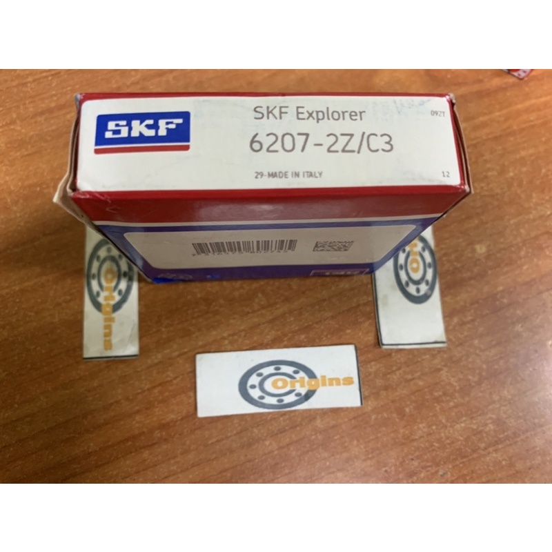 แบริ่ง 6207 ZZC3 SKF ORIGINAL 6207ZZC3