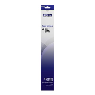 Epson S015586 LQ-2090 ผ้าหมึกริบบอน ดอทเมตริกซ์ แท้ , เทียบ