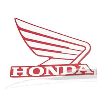 Sticker Honda มีปีก เครื่องหมายปีกนก ข้าง ขวา สีแดง MSX Honda (เวลาคร่อมรถอยู่ขวามือ) สติ๊กเกอร์ ฮอนด้า