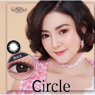 💜 CIRCLE BLACK บิ๊กอาย สีดำ ดำ สายแบ๊ว ใส่สวย น่ารักสดใส 💜Dream Color1 ช่วยถนอมดวงตา Contact Lens Bigeyes คอนแทคเลนส์