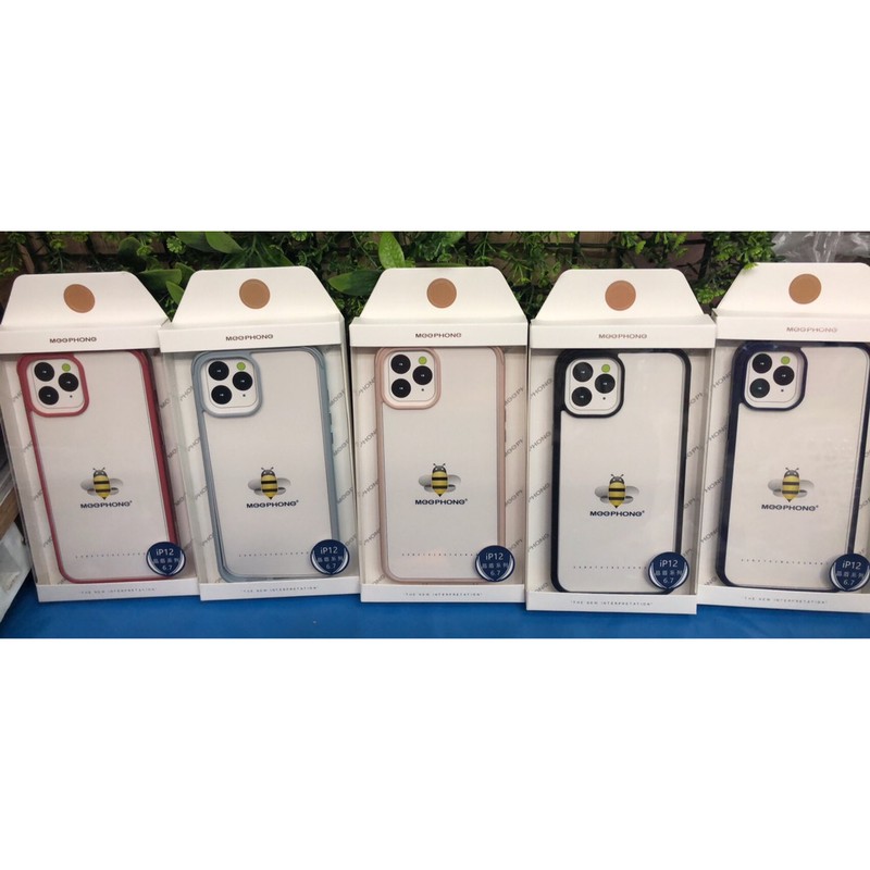 🇳🇱 case ขอบสีหลังใสเคสMeephoneไอโฟน 12 6.7 pro maxip12/12pro (สินค้าขายดี)