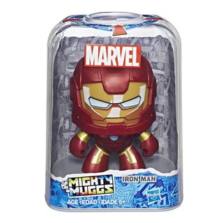 Hasbro Marvel Avengers Mighty Muggs Iron Man ฮาสโบร มาร์เวล ไมตี้ มักส์ ไอรอน แมน ตุ๊กตาเปลี่ยนหน้าได้ ลิขสิทธิ์แท้