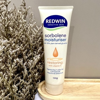 Redwin Sorbolene Moisturizer Restoring With Vitamin E (100g) ครีมให้ความชุ่มชื่นแบบเข้มข้น