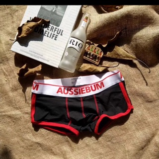 Aussiebumสีดำงานเกรดพรีเมี่ยมผ้าดีสุดๆ