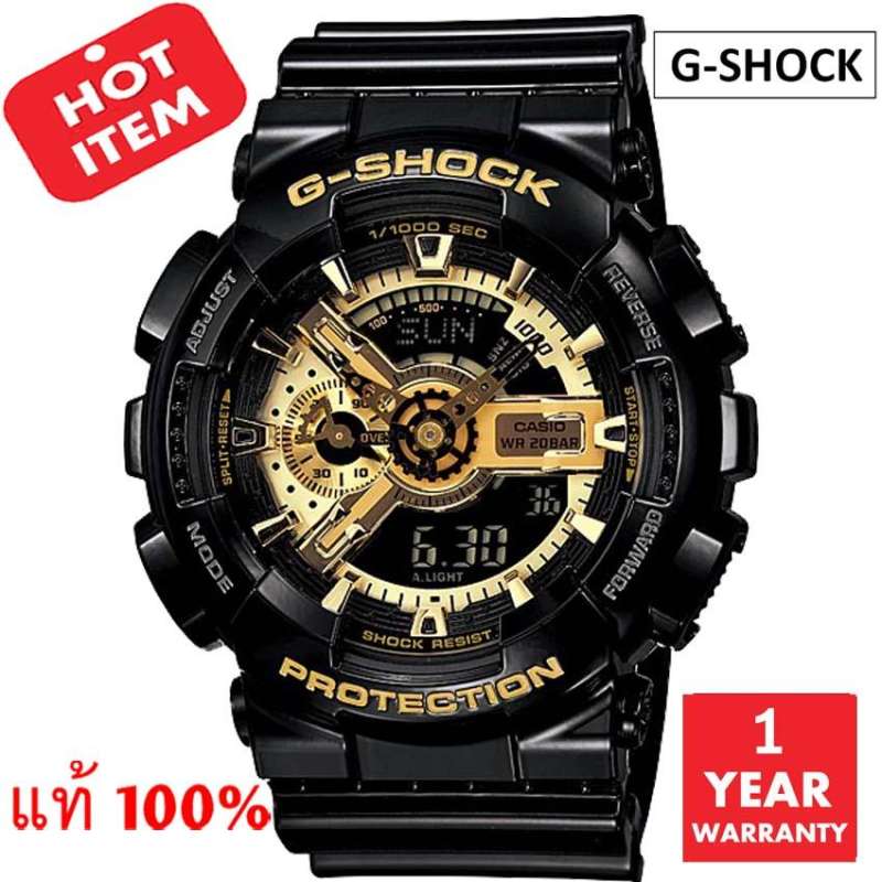 นาฬิกา / นาฬิกาข้อมือ CASIO G-SHOCK รุ่น GA-110GB-1ADR / GA-110GB-1A / GA-110GB มั่นใจแท้ 100% -ประก