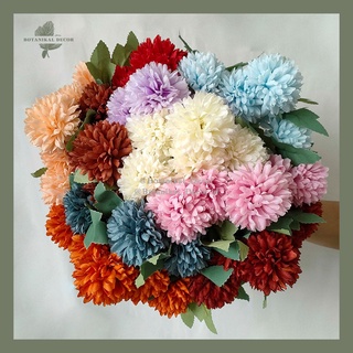 Artificial Flower Pompom Mum Dandelion Premium Bunga Palstik Bunga Artifical Bunga Paslu Bunga Hias Dekorasi