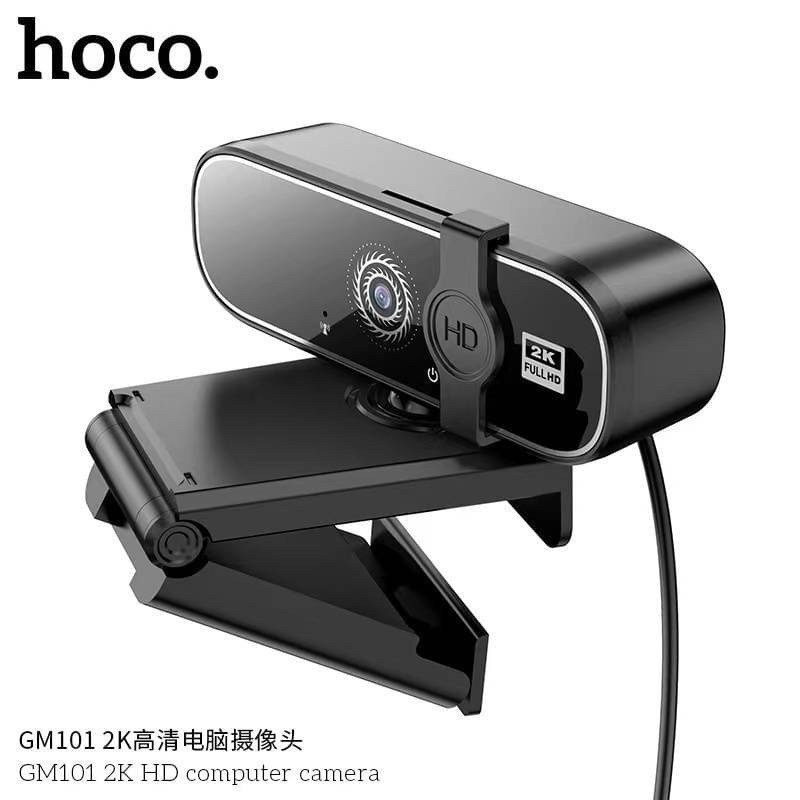 HOCO รุ่น GM101 กล้องคอมพิวเตอร์ กล้องหน้ารถยนต์ HD 2K สีดำ กล้องเว็บแคม Webcam camera /Babina