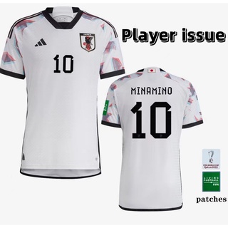 เสื้อกีฬาแขนสั้น ลายทีมชาติฟุตบอล Player Issues -22 23 Japan away 2022 ชุดเยือน สําหรับผู้ชาย