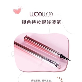 Wodwod อายไลเนอร์ เนื้อลิขวิด กันน้ํา กันเหงื่อ ติดทนนาน สีดํา NO.W881