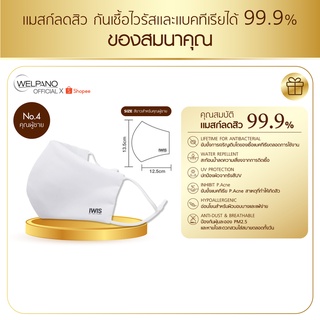 แมสก์ลดสิวสีขาว (สำหรับผู้ชาย) IWIS By Welpano