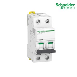 Schneider Electric - Acti9 iC60N 10kA, 400VAC, 2Pole, 63 A เบรกเกอร์ลูกย่อย 2โพล 63แอมป์_ A9F74263 ที่ร้าน PlugOn