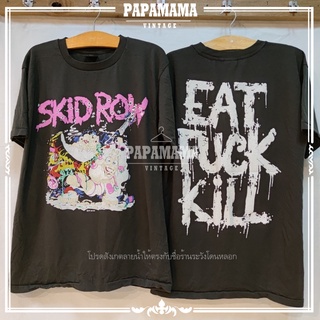 [ SKID ROW ] EAT FXCK K1LL เสื้อวง เสื้อร๊อค เสื้อวินเทจ papamama vintage