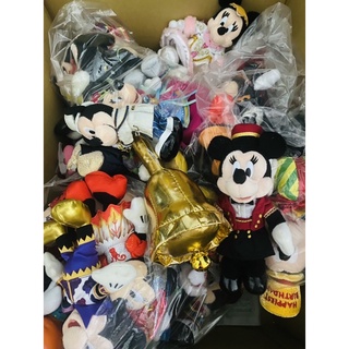 (ขายเหมา 53 ตัว) Mickey &amp; Minnie mouse ของแท้จากญี่ปุ่น 🇯🇵 ตุ๊กตาพวงกุญแจ “สินค้าตรงตามรูป”