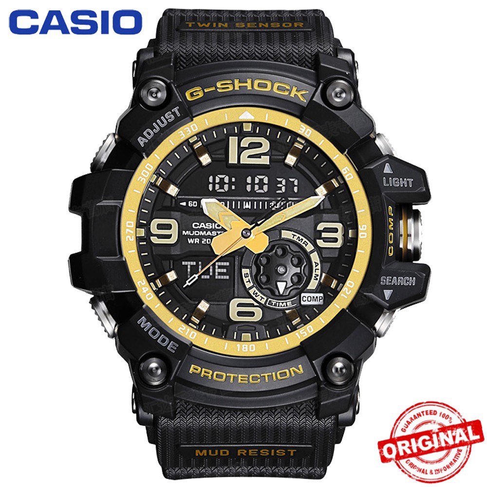 ღღ【Ready Stock】Casio G-SHOCK GG-1000 MUDMASTER Gold Mens Watch Men Sport Watches RfdD
