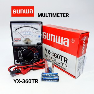 SUNWA YX-360TR E-B มัลตืมิเตอร์แบบอนาล็อก มิเตอร์วัดไฟ มัลตืมิเตอร์แบบเข็ม