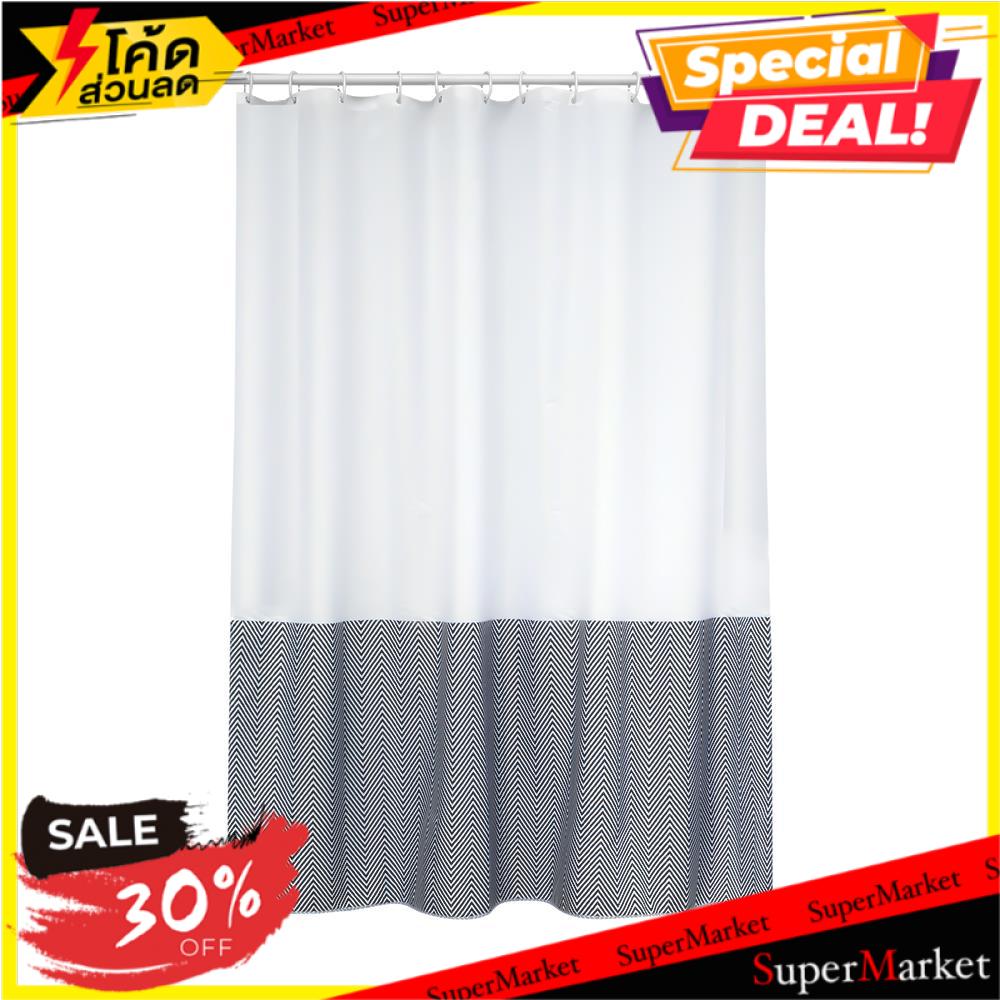 ว๊าว🍟 ม่านห้องน้ำ POLY WSP SCP-56 SM-05 180x180 ซม. ผ้าม่านห้องน้ำ SHOWER CURTAIN WSP SCP-56 SM-05 1