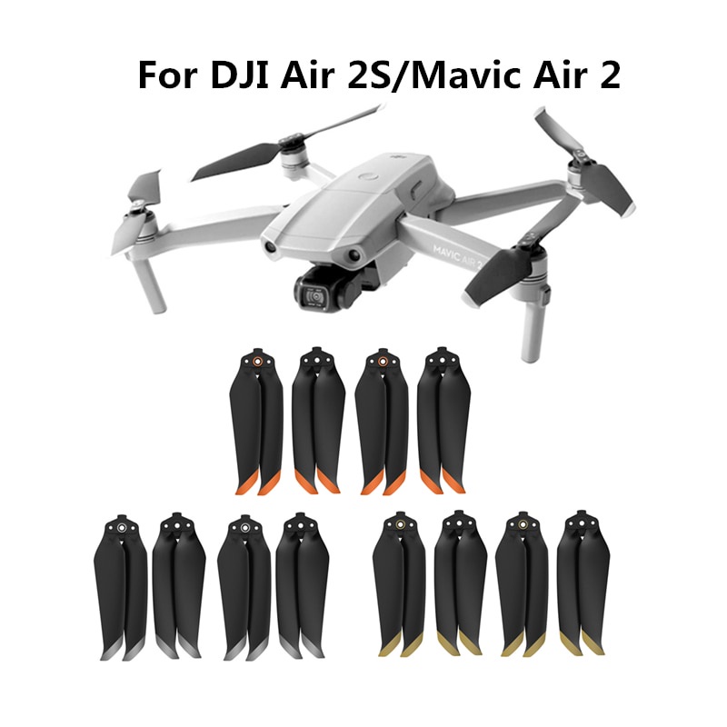 อะไหล่ใบพัด 7238F 2 ใบพัด อุปกรณ์เสริม แบบเปลี่ยน สําหรับ DJI Air 2S 4 ชิ้น 2 คู่
