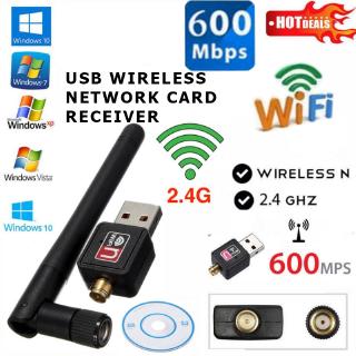 600mbps-2db 150m Usb Ac 2.4g / 5g พร้อมเสาอากาศรับสัญญาณตัวรับสัญญาณ Wifi Pocket Wifi ตัวรับสัญญาณ Wifi Router สัญญาณ Wifi ตัวกระจายสัญญาณ Wifi ขยายสัญญาณ Wifi ตัวรับ Wifi Wifi Pocket