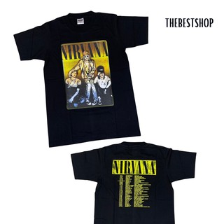 เสื้อวง NIRVANA ลายวงเนอวาน่า เสื้อวินเทจ ลายสวย ซื้อก่อน เท่ห์ก่อนใคร!!