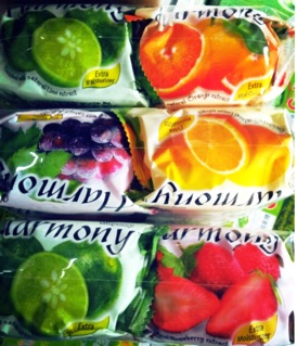 สบู่กลิ่นผลไม้ Harmony 🍓🍋 หอมนานกลิ่นผลไม้แท้ๆ ผิวเนียนใส🍏🍊 1 แพ๊ค มี 10 ก้อน