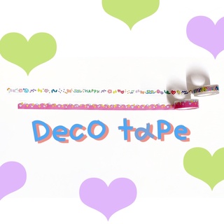 transparent deco tape | เทปใสตกแต่ง